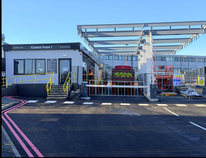 Leeds Bradford Airport — Control Point 1 security gatehouse